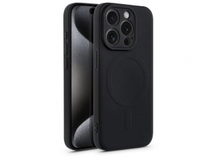 Haffner Silicone Mag Cover Apple iPhone 15 Pro tok fekete (HF228896)