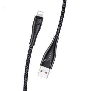 Usams SJ391USB01 Lightning töltőkábel fekete (1323996)