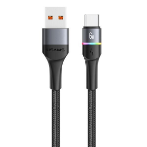 Usams SJ536USB01 USB-C - USB-A adatkábel 1.2m fekete