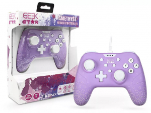 Konix Geek Star Amethyst Nintendo Switch/PC vezetékes kontroller lila (KX-GS-SW-PAD-AM)