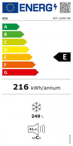 ECG EFP-12490WE fagyasztóláda