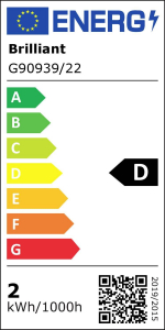 Brilliant Kaami LED-es asztali lámpa szürke (G90939/22)