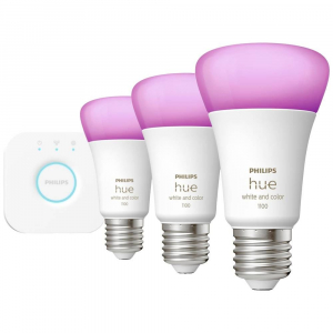 Philips Hue kezdőcsomag 3 db LED fényforrással (8719514291515)