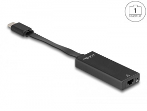 Delock USB Type-C – Gigabit LAN adapter vékony kialakítású (66246)