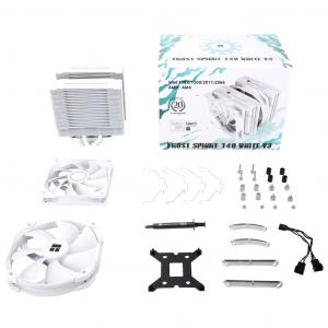 Thermalright Frost Spirit 140 WHITE V3 univerzális processzor hűtő fehér