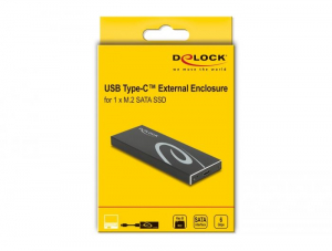 DeLock M.2 külső SSD ház fekete (42003)