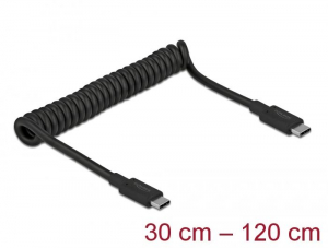 Delock USB 3.1 Gen 2 USB Type-C - USB Type-C csavart k&aacute;bel fekete (85350)