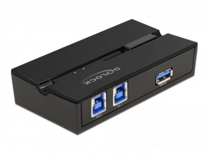 Delock USB 3.0 kapcsoló 2 személyi számítógép - 1 eszköz (11495)