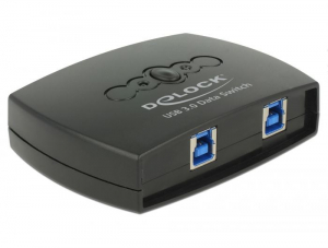 Delock USB 3.0-s megoszt&aacute;si kapcsol&oacute; 2 &ndash; 1 (87723)