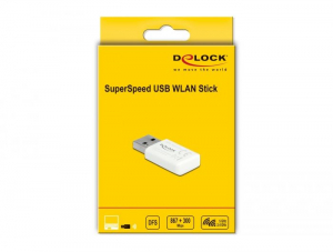 Delock USB 3.0 kétsávos WLAN ac/a/b/g/n Micro Stick 867 Mb/s fehér (12770)