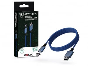 Konix Mythics USB-A - USB-C Xbox Series X/S kontroller töltő kábel mágneses fejjel 3m kék (KX-MCC-SERX-B)