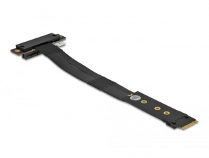 Delock M.2 kulcs M - PCIe x4 NVMe adapter hajl&iacute;tott 20 cm hossz&uacute; k&aacute;bellel (64132)