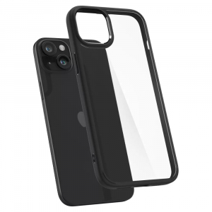 Spigen ULTRA HYBRID Apple iPhone 15 Plus ütésálló hátlap tok átlátszó-fekete (SP749961)