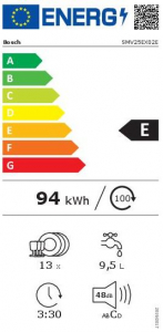 Bosch SMV25EX02E be&eacute;p&iacute;thető mosogat&oacute;g&eacute;p