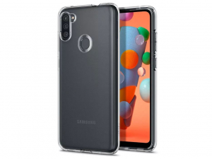 Spigen Liquid Crystal Samsung A115F Galaxy A11 ütésálló hátlaptok átlátszó (SP0078)