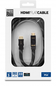 Bigben HDMI Flat kábel fekete (PS4) (2801989)