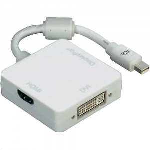 Hama mini DisplayPort apa -> DisplayPort / HDMI / DVI-I anya adapter  (53245)