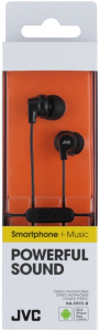 JVC HA-FR15-B mikrofonos fülhallgató fekete