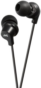 JVC HA-FX10-B fülhallgató fekete (Csúcskategóriás hangzás,L alakú csatlakozó)