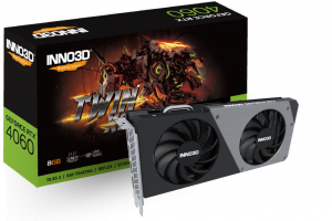 Inno3D GeForce RTX 4060 8GB TWIN X2 videokártya (N40602-08D6-173051N)