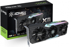 Inno3D GeForce RTX 4060 Ti 8GB DDR6 iChill X3 videokártya (C406T3-08D6X-17113389)