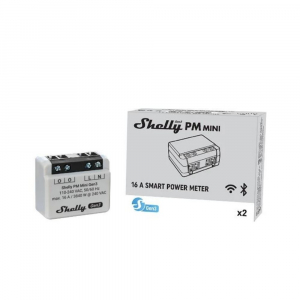 Shelly PLUS PM Mini Gen3 WiFi + Bluetooth modul fogyasztásméréssel (ALL-REL-PLUSMINIPM-R3)