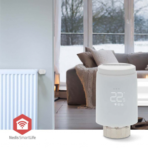 Nedis SmartLife Zigbee 3.0 okos radiátor termosztát (ZBHTR20WT)