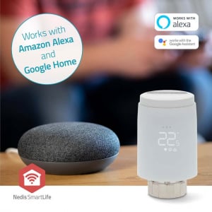 Nedis SmartLife Zigbee 3.0 okos radiátor termosztát (ZBHTR20WT)