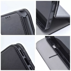 Haffner Magneto Book Flip Xiaomi Redmi Note 12 Pro+ 5G bőrtok fekete (PT-6775)