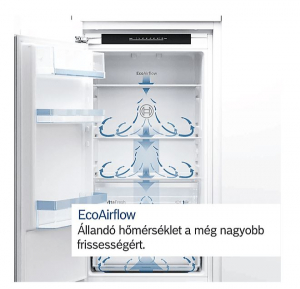 Bosch KIN865SE0 beépíthető alulfagyasztós hűtőszekrény