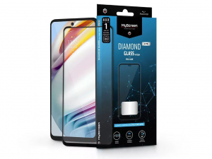 MyScreen Protector Diamond Glass Lite Edge2.5D Full Glue Motorola Moto G40 / G60 / G60S edzett üveg képernyővédő fólia fekete (LA-2313)