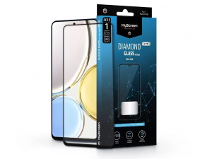 MyScreen Protector Diamond Glass Lite Edge2.5D Full Glue Honor Magic 4 Lite / X30 /X9 5G edzett üveg kijelzővédő fólia fekete kerettel (LA-2213)