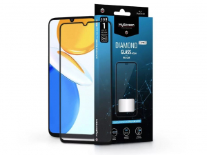 MyScreen Protector Diamond Glass Lite Edge2.5D Full Glue Honor X7 edzett üveg kijelzővédő fólia fekete kerettel (LA-2209)