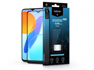 MyScreen Protector Diamond Glass Lite Edge2.5D Full Glue Honor X8 5G edzett üveg kijelzővédő fólia fekete kerettel (LA-2297)