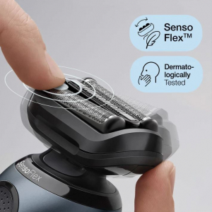 Braun Series 6 61-N1000s Wet&Dry borotva utazótokkal szürke-fekete