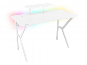 Natec Genesis Holm 320 RGB gaming asztal feh&eacute;r (NDS-1802)