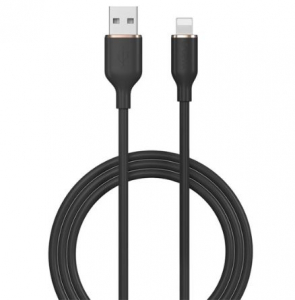 Devia JELLY USB-A - Lightning töltő- és adatkábel 1.2m fekete (EC630_B)