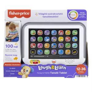 Fisher-Price: Kacagj és fejlődj! Tanuló tablet intelligens fokozatokkal (HXB91)