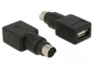 Delock Adapter PS/2 apa > USB A-típusú anya (65898)