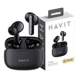 Havit TW967 TWS Bluetooth fülhallgató fekete