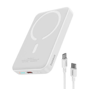 Baseus Magnetic Mini Air Power Bank 10000mAh 20W fehér (P10059001223-00)