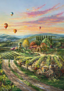 Schmidt Peaceful Valley Vineyard, 1000 db puzzle (20357-182)