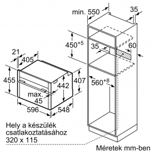 Neff C24DR1XN0 beépíthető gőzpároló