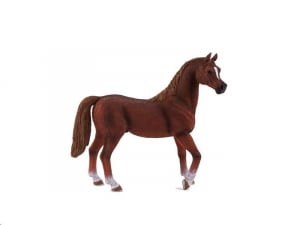 Animal Planet Barna arab telivér ló figura XL (MJ387084)