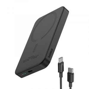 Baseus Magnetic Mini Powerbank 5000mAh 20W fekete (P10022107113-00)