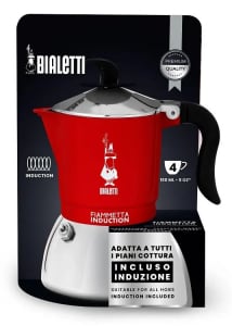 Bialetti Fiammetta Indukciós 4 adagos kávéfőző piros (7144)