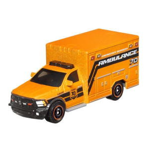 Mattel Matchbox: 70. évfordulós nyitható kisautó - 2019 Ram Ambulance (HMV12/215148)