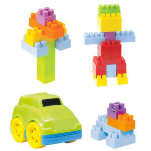 Mochtoys Combi Blocks: 100 darab műanyag építőkocka (11397)