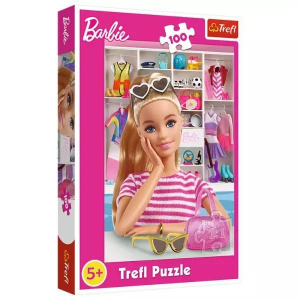 Trefl: Barbie ruhásszekrénye - 100 darabos puzzle (234662/16458)