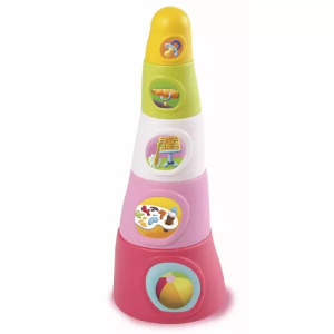 Smoby: Cotoons Happy Tower toronyépítő játék - pink (211317P)